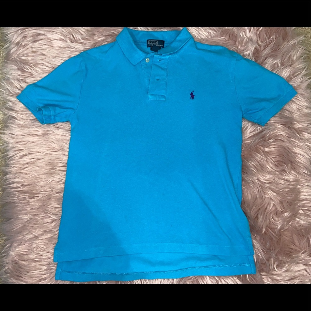 Blue collared Polo shirt